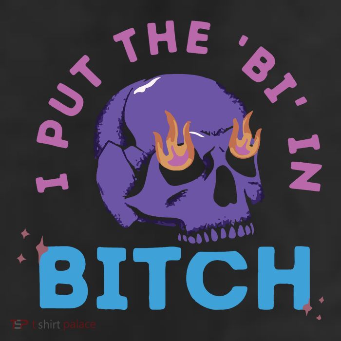 Bi Bitch By Hfoxx77 I Put The Bi In Bitch Cool Comfort Performance Bucket Hat