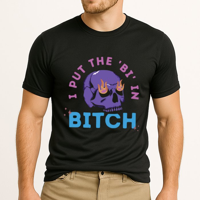 Bi Bitch By Hfoxx77 I Put The Bi In Bitch Performance Shirt