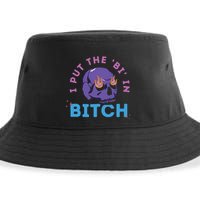 Bi Bitch By Hfoxx77 I Put The Bi In Bitch Sustainable Bucket Hat