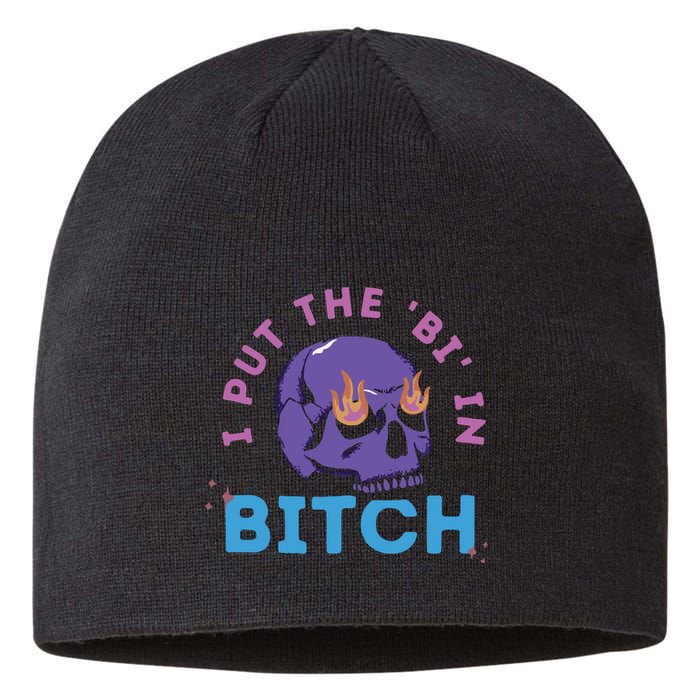 Bi Bitch By Hfoxx77 I Put The Bi In Bitch Sustainable Beanie