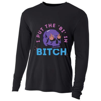 Bi Bitch By Hfoxx77 I Put The Bi In Bitch Cooling Performance Long Sleeve Crew