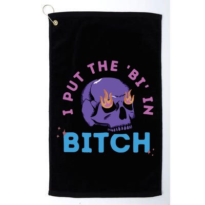 Bi Bitch By Hfoxx77 I Put The Bi In Bitch Golf Towel