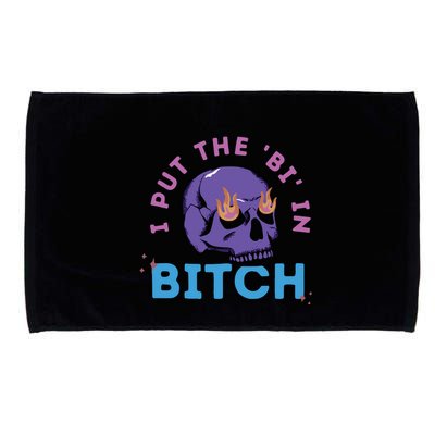 Bi Bitch By Hfoxx77 I Put The Bi In Bitch Microfiber Hand Towel