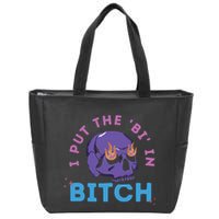Bi Bitch By Hfoxx77 I Put The Bi In Bitch Zip Tote Bag