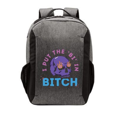 Bi Bitch By Hfoxx77 I Put The Bi In Bitch Vector Backpack