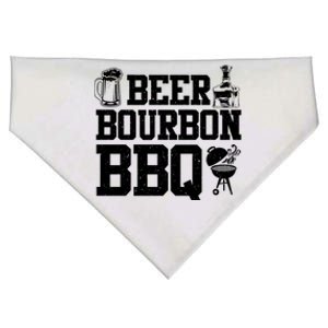 Beer Bourbon Bbq Gift Bbq Grillmaster Gift USA-Made Doggie Bandana