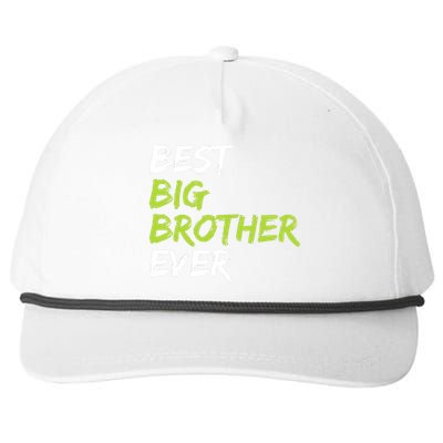 Best Big Brother Ever Snapback Five-Panel Rope Hat