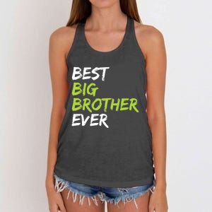 Best Big Brother Ever Women's Knotted Racerback Tank