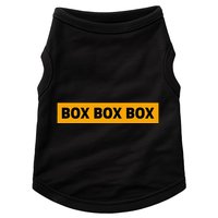 Box Box Box Formula Racing Radio Pit Box Box Box Doggie Tank