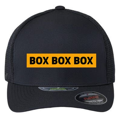 Box Box Box Formula Racing Radio Pit Box Box Box Flexfit Unipanel Trucker Cap