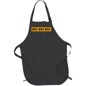 Box Box Box Formula Racing Radio Pit Box Box Box Full-Length Apron With Pockets