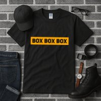 Box Box Box Formula Racing Radio Pit Box Box Box Tall T-Shirt