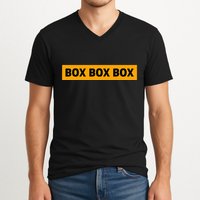 Box Box Box Formula Racing Radio Pit Box Box Box V-Neck T-Shirt