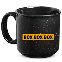 Box Box Box Formula Racing Radio Pit Box Box Box 15oz Campfire Ceramic Mug