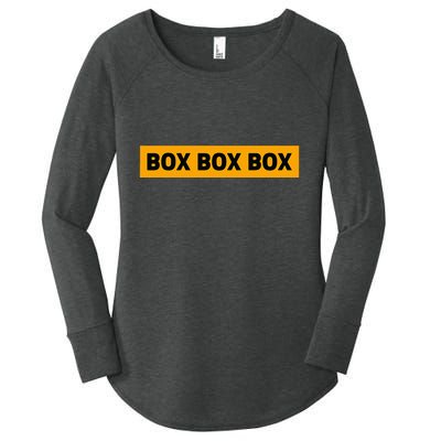 Box Box Box Formula Racing Radio Pit Box Box Box Women's Perfect Tri Tunic Long Sleeve Shirt