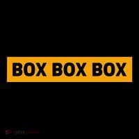 Box Box Box Formula Racing Radio Pit Box Box Box Flatbill Hat