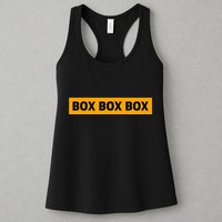 Box Box Box Formula Racing Radio Pit Box Box Box Womens Tank Top