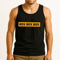 Box Box Box Formula Racing Radio Pit Box Box Box Tank Top