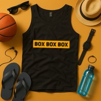 Box Box Box Formula Racing Radio Pit Box Box Box Tank Top