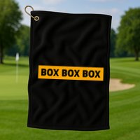 Box Box Box Formula Racing Radio Pit Box Box Box Golf Towel