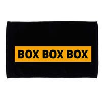 Box Box Box Formula Racing Radio Pit Box Box Box Microfiber Hand Towel