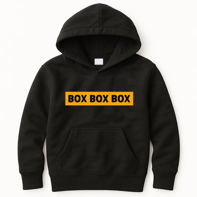 Box Box Box Formula Racing Radio Pit Box Box Box Kids Hoodie