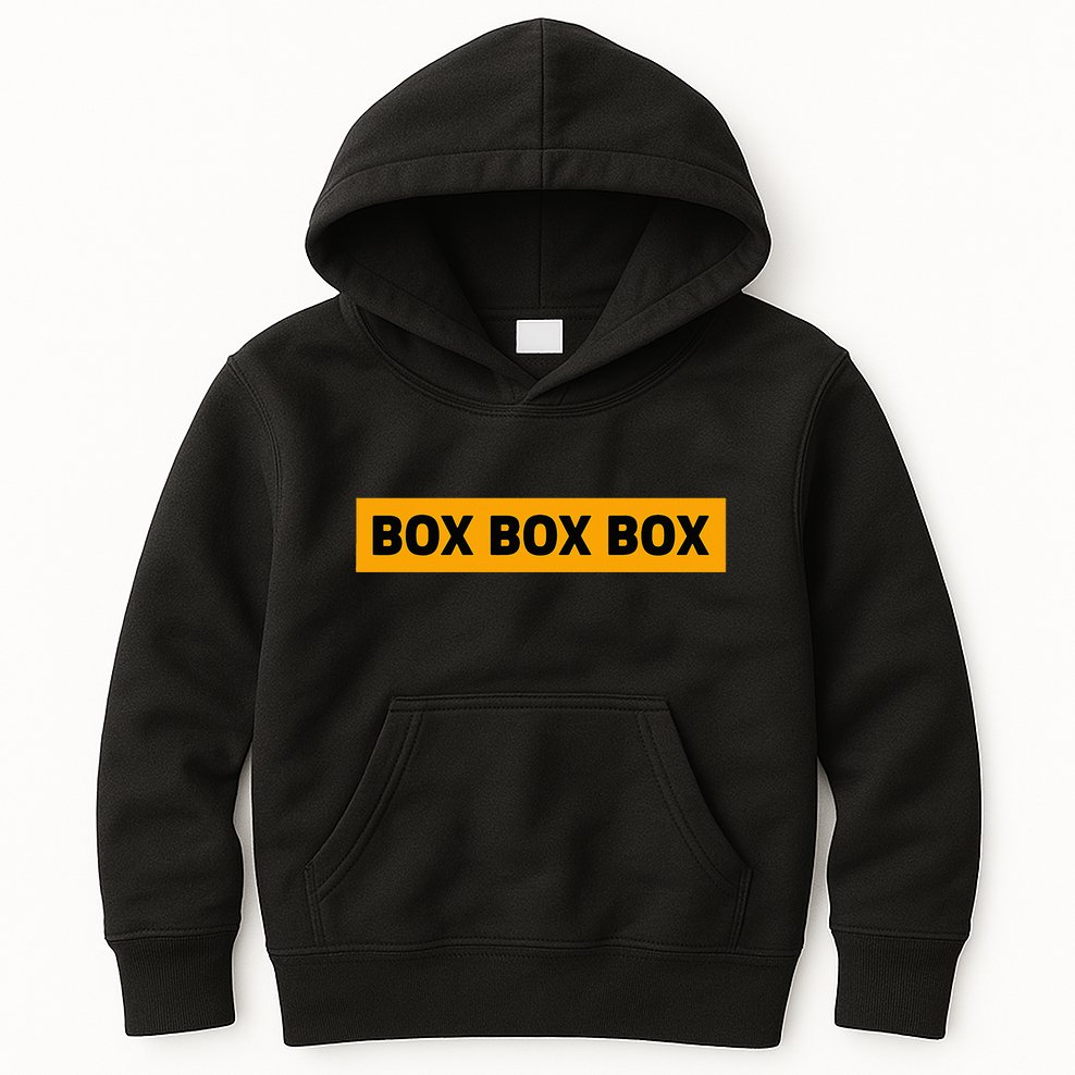 Box Box Box Formula Racing Radio Pit Box Box Box Kids Hoodie
