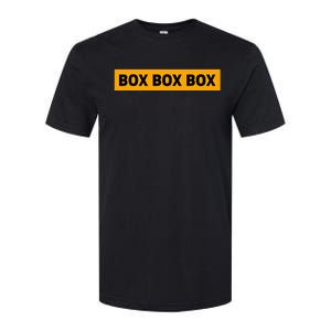 Box Box Box Formula Racing Radio Pit Box Box Box Softstyle CVC T-Shirt