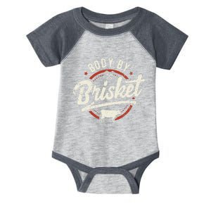 Body By Brisket Backyard Cookout BBQ Grill Infant Baby Jersey Bodysuit