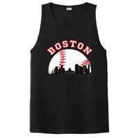 Boston Baseball Boston MA Cityscape BOS Skyline PosiCharge Competitor Tank