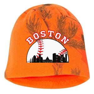 Boston Baseball Boston MA Cityscape BOS Skyline Kati - Camo Knit Beanie