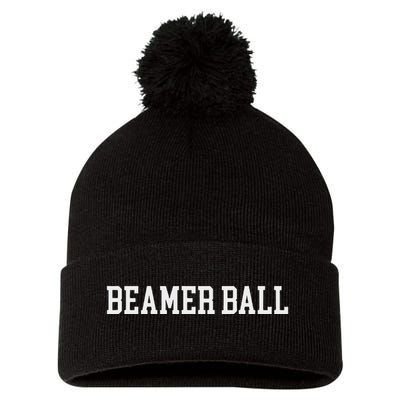 B.E.A.M.E.R Ball Pom Pom 12in Knit Beanie