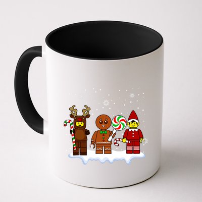 Block Brick Building Figure Christmas Master Builder Kids Mug