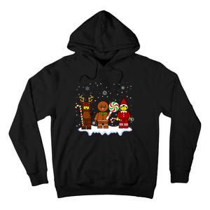 Block Brick Building Figure Christmas Master Builder Kids Tall Hoodie