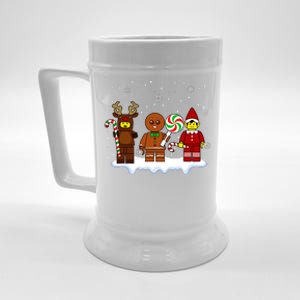 Block Brick Building Figure Christmas Master Builder Kids Beer Stein