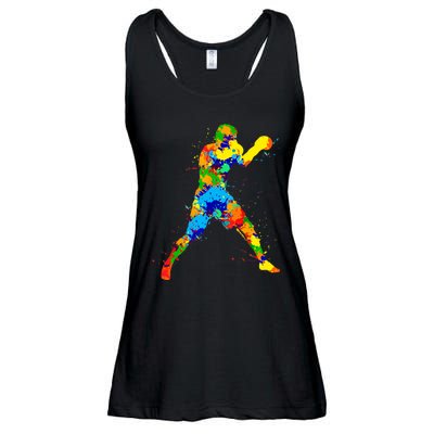 Boxing Boxer Boys Ladies Essential Flowy Tank