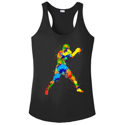 Boxing Boxer Boys Ladies PosiCharge Competitor Racerback Tank