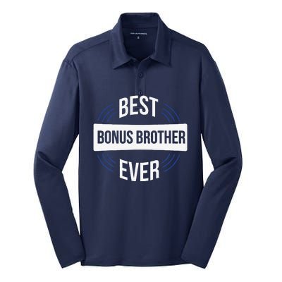 Best Bonus Brother Ever Silk Touch Performance Long Sleeve Polo