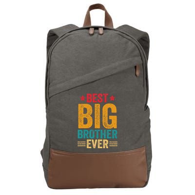 Best Big Brother Ever Big Brother Cotton Canvas Backpack