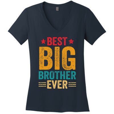 Best Big Brother Ever Big Brother Women's V-Neck T-Shirt