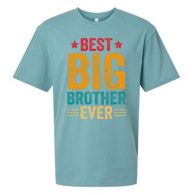 Best Big Brother Ever Big Brother Sueded Cloud Jersey T-Shirt