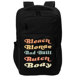 Bleach Blonde Bad Built Butch Body Impact Tech Backpack