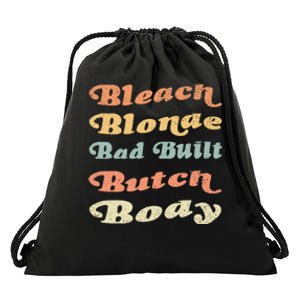 Bleach Blonde Bad Built Butch Body Drawstring Bag