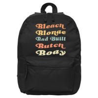 Bleach Blonde Bad Built Butch Body 16 in Basic Backpack