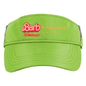 Barbenheimer Bar Bie Movie Oppenheimer Adult Drive Performance Visor