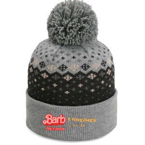 Barbenheimer Bar Bie Movie Oppenheimer The Baniff Cuffed Pom Beanie