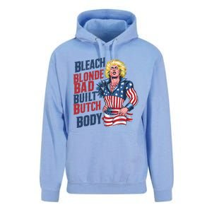 Bleach Blonde Bad Built Butch Body Unisex Surf Hoodie