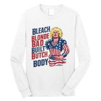 Bleach Blonde Bad Built Butch Body Long Sleeve Shirt