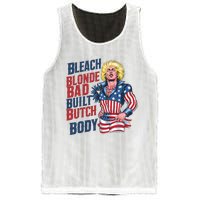 Bleach Blonde Bad Built Butch Body Mesh Reversible Basketball Jersey Tank