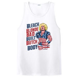 Bleach Blonde Bad Built Butch Body PosiCharge Competitor Tank